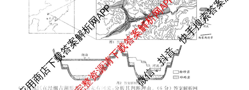 2026届高三总复习名师原创模拟(十二)12各科答案及试卷: 含物理(HN6)、生物(CQX6)、生物(新S6J)试卷解析地理试题