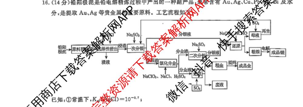 辽宁名校联盟2026届高三试卷4月(标题高三科目试卷)（含历史 地理 政治等9份）化学试题