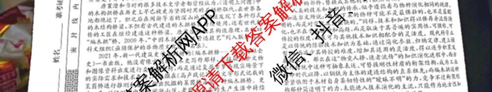 XKB2025届普通高等学校招生全国统一考试冲刺压轴金卷(一)1（含物理(XKB-G10-EX) 英语(XKB-G1-EX) 化学(XKB-G1-H-EX)等）语文试题