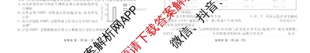 衡水金卷2025-2026学年度高三年级3月份适应性测试试卷及答案汇总: 含地理(YN)、数学、物理(YN)试卷解析生物试题