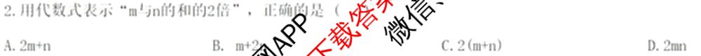 河南省2024-2025学年第一学期七年级期末名校联盟专用（含历史(部编版) 英语(人教版) 数学(人教版)等8份）数学试题