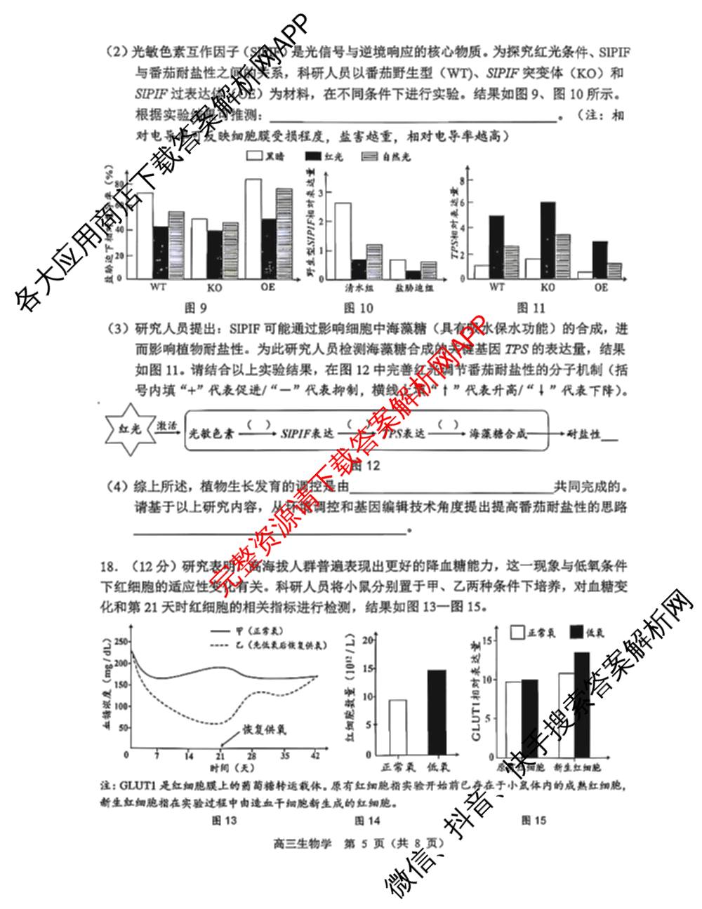 广东省佛山市顺德区2027届高三一模(无标题9.14): 含历史、地理、政治试卷解析生物试题