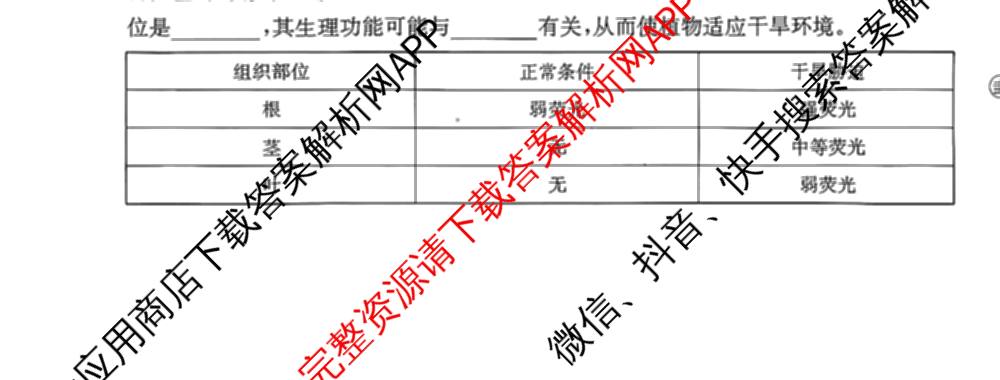 江西省、贵州省2027届高三限时训练(9.22)（含历史 物理 地理等）生物试题