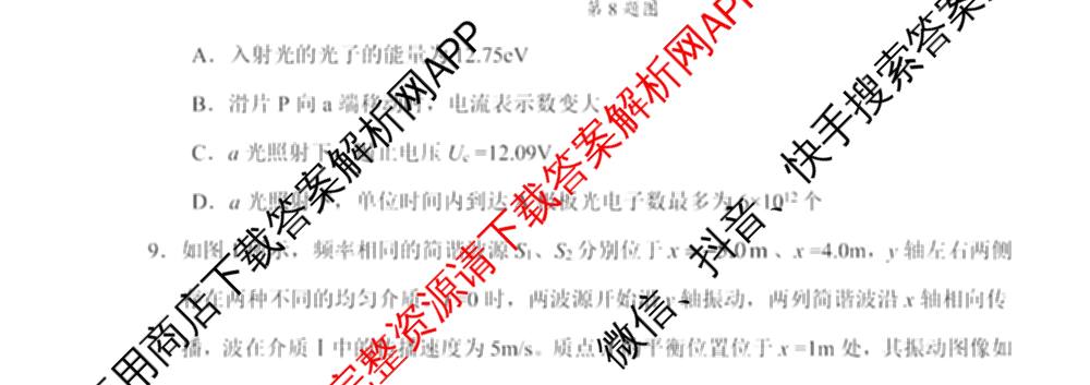 2026届浙江省高考科目考试绍兴市适应性试卷(2026年4月)试卷及答案汇总: 含历史 数学 生物试卷解析物理试题