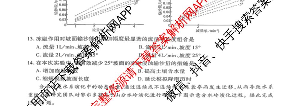 衡水金卷广东省2027届高三开学摸底调研(GD)试卷及答案汇总（10科全）地理试题