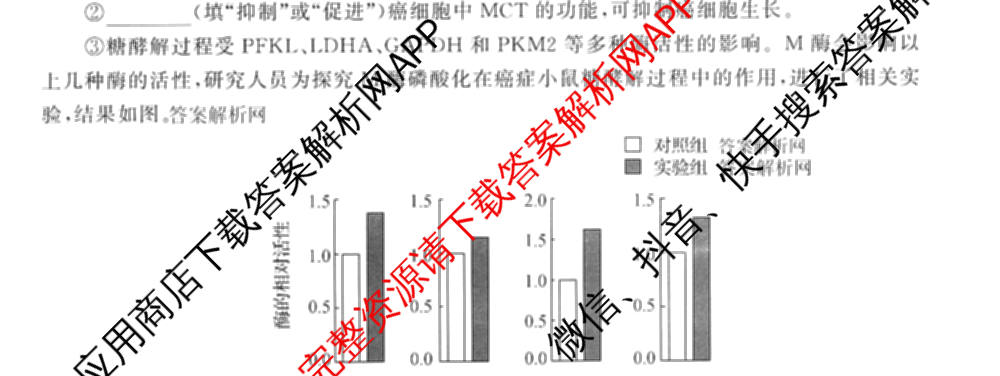 天舟高考衡中同卷2026年普通高等学校招生全国统一考试模拟信息卷(四)4(已更新化学(无字母) 政治(WY) 物理(山东版)等35份)生物试题