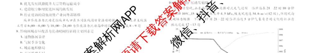 衡水金卷先享题2026年学科素养评价练(五)5各科答案及试卷（含政治(AH)【安徽四川甘肃专版】 物理(HN)【湖南专版】 生物(山东专版)等）地理试题