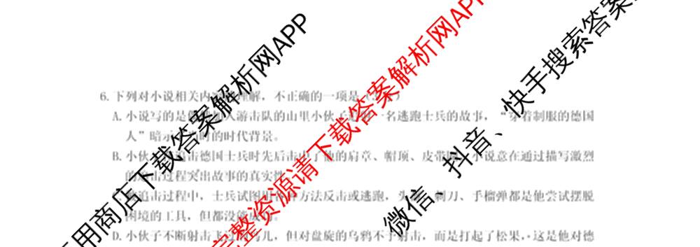 成都石室中学2025-2026学年度上期高2026届十月月考高三各科答案及试卷（含政治 生物 语文等）语文试题