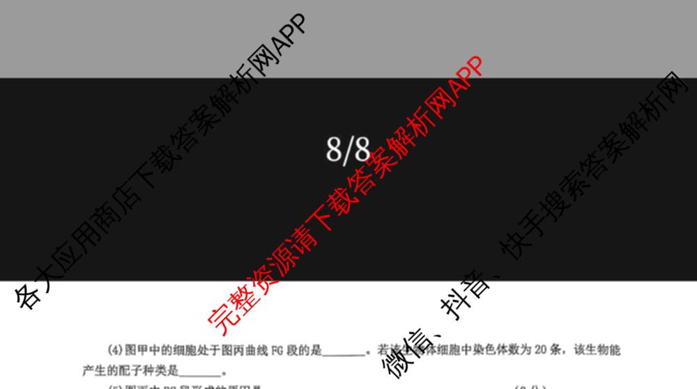辽宁省大连市滨城高中联盟2024-2025学年度下学期高一4月份考试: 含政治 数学 物理试卷解析生物试题