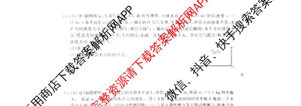 河北邢台市卓越联盟2025-2026学年高一测评(同心倒三角)（含化学 数学 地理等）物理试题