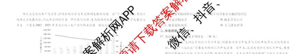衡水金卷先享题2026年学科素养评价练(五)5各科答案及试卷（含政治(AH)【安徽四川甘肃专版】 物理(HN)【湖南专版】 生物(山东专版)等）地理试题