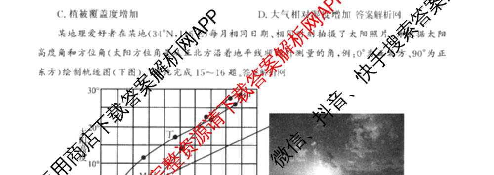 2027新高考单科模拟综合卷(六)（含政治 生物 历史等9份）地理试题