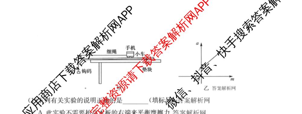 全国名校2026届高三月考滚动卷(四)4（含化学(A)、地理(A)、英语等）物理试题