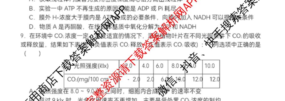 江西省南昌二中2025-2026学年度上学期高三月考(一)(已更新语文、地理、政治等9份)生物试题