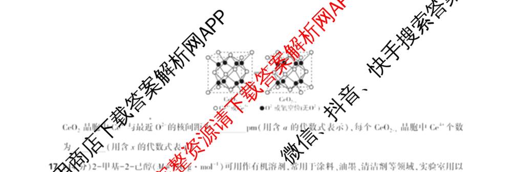 理想树联考2025届东北三省精准教学5月联考强化卷各科答案及试卷(已更新历史、生物、语文等9份)化学试题