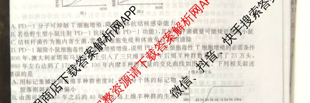 2026普通高等学校招生全国统一考试冲刺押题卷(六)6（含地理(HNY)、语文、生物(HBJ)等）生物试题