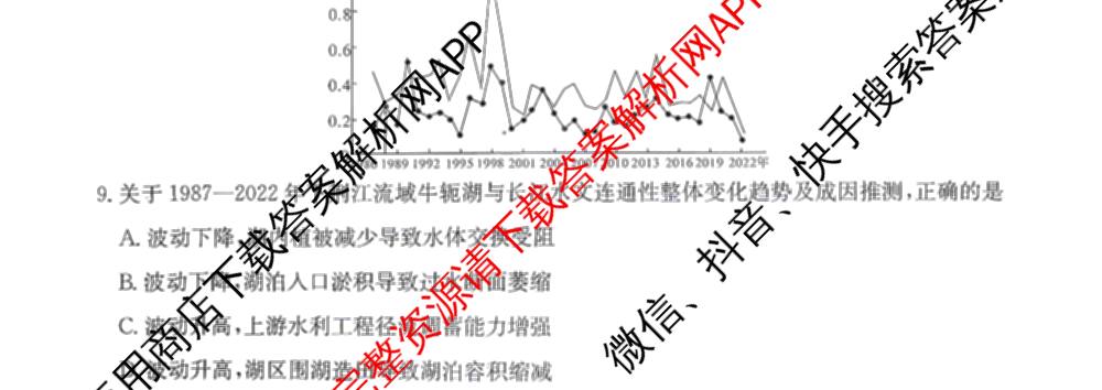 炎德英才大联考长沙市一中2026届高三月考试卷(九)(Q9)（含物理 数学 地理等）地理试题