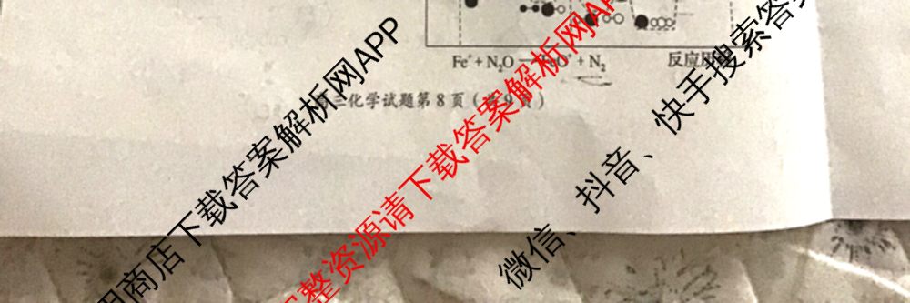 郴州市2025届高三第一次教学质量监测试卷各科答案及试卷（含数学、生物、地理等9份）化学试题