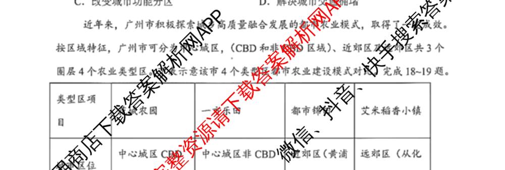 辽宁省大连市滨城高中联盟2024-2025学年度下学期高一4月份考试: 含政治 数学 物理试卷解析地理试题