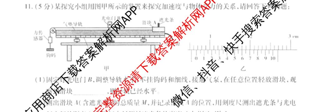 2026届智慧上进名校学术联盟高考模拟信息卷&冲刺卷&预测卷(一)1(已更新化学(I-26-1) 历史(26-1) 生物(II)等49份)物理试题