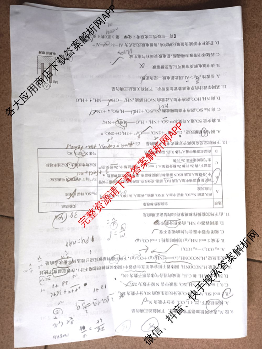 九师联盟2023-2024江西省八校协作体高一年级第二次联考试卷及答案汇总: 含物理 数学 语文试卷解析化学试题