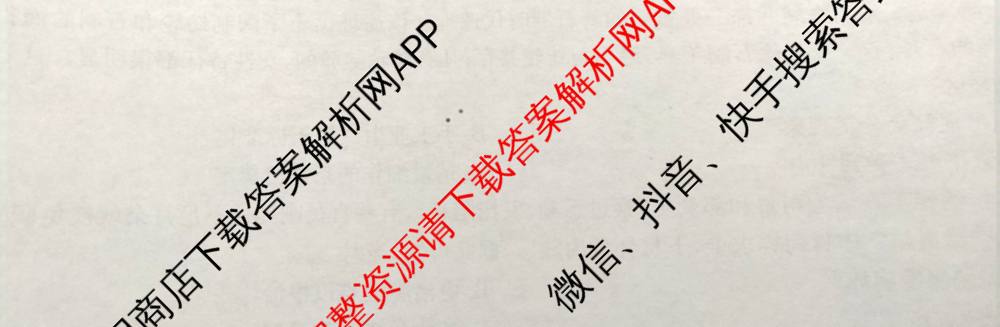 九师联盟2024~2025学年高三核心模拟卷(中)(五)5各科答案及试卷（含地理(HB) 物理(D1) 生物(D1)等）历史试题