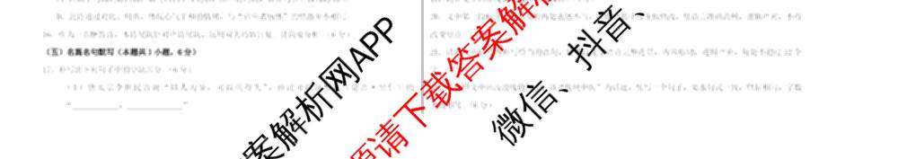 江苏省2025年秋季高二开学摸底考试模拟卷(江苏专用)（含化学、物理、语文等）语文试题