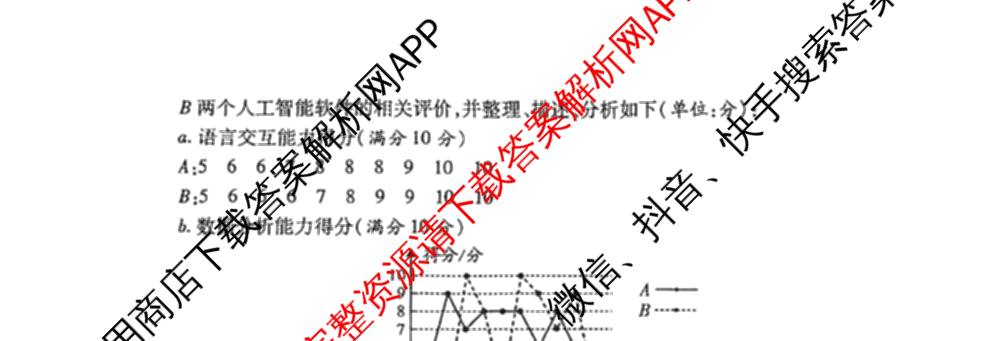 2026年陕西省初中学业水模拟考试[试卷类型:B](Mb)（含物理、历史、语文等）数学试题