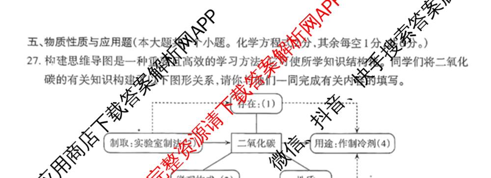 [太原二模]山西省太原市2025年初中学业水模拟考试(二)（含化学、理综、英语等）理综试题