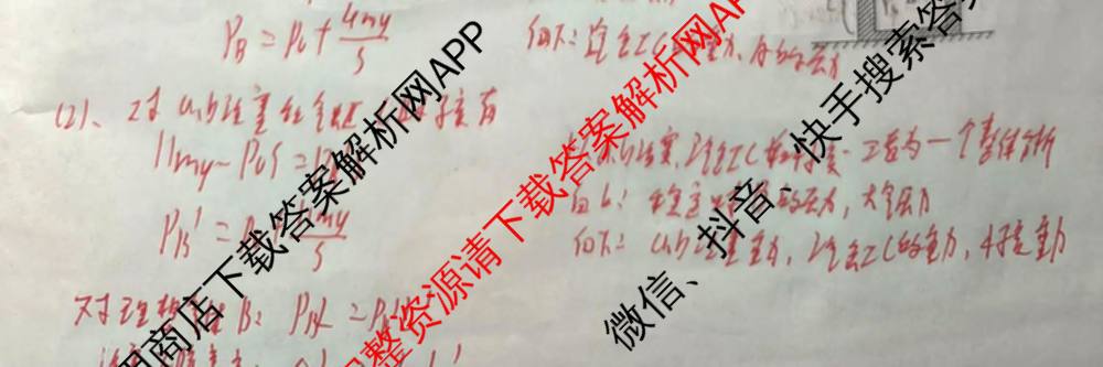 百师联盟2026届高三命题趋势预测(二)各科答案及试卷（21科全）物理试题