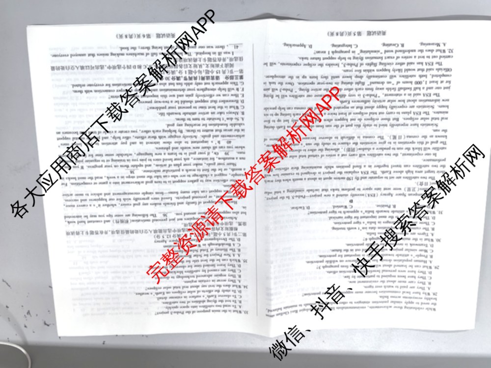  天一大联2024-2025学年高一年级阶段性测试(四)4各科答案及试卷（含数学(北师大版) 化学(鲁科版) 物理(宣城专版)等）英语试题