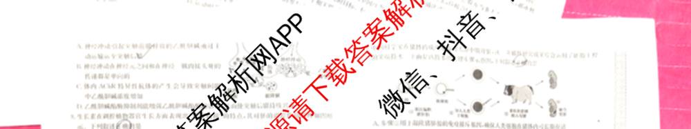 2026年全国高考冲刺压轴卷(二)2(已更新历史(HN) 化学(江西) 历史(广西)等75份)生物试题