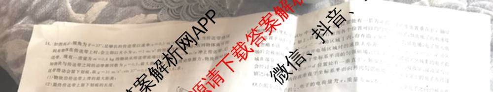 天舟高考衡中同卷2025年普通高等学校招生全国统一考试模拟押题卷(一)1试卷及答案汇总（34科全）物理试题