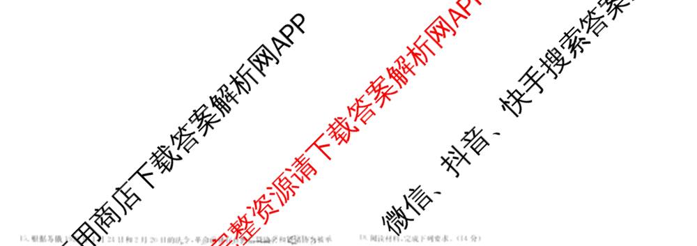 云南省2025-2026学年高三4月联考YN(4.7)试卷及答案汇总(已更新化学、地理、物理等9份)历史试题