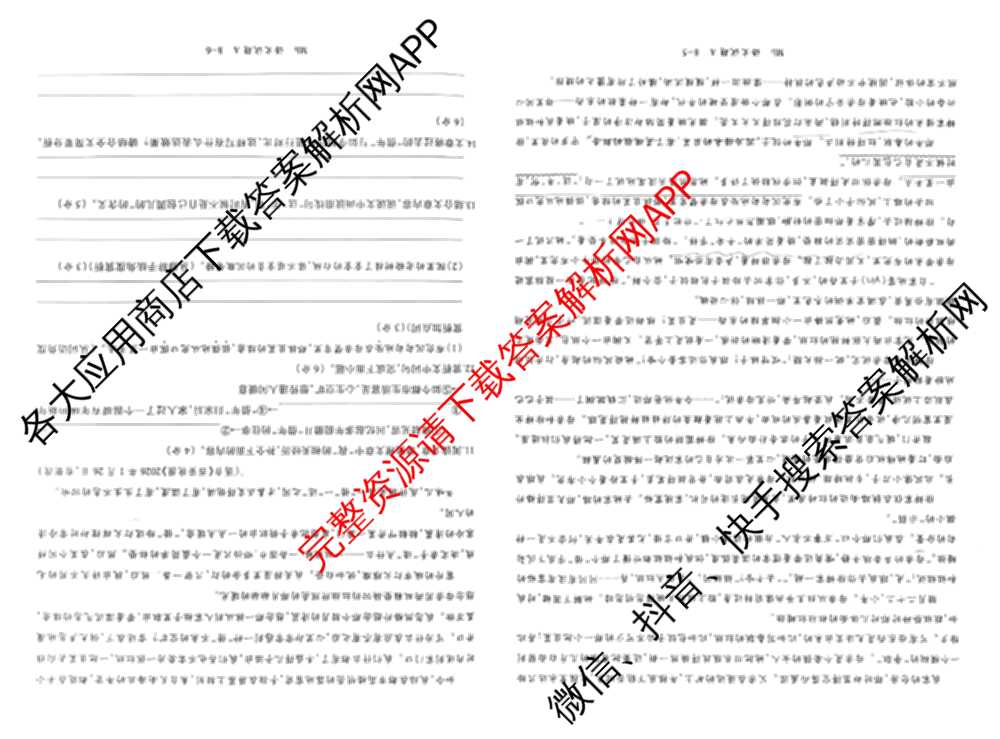 2026年陕西省初中学业水模拟考试[试卷类型:B](Mb)（含物理、历史、语文等）语文试题
