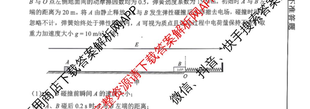 南市2026届高三年级第一次适应性练卷各科答案及试卷: 含历史 数学 英语试卷解析物理试题