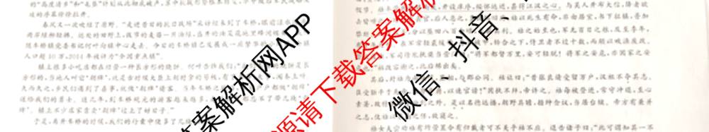 衡水真题密卷2025-2026学年度综合能力调研检测(五)5各科答案及试卷(已更新化学(2) 数学(A) 数学(B)等15份)语文试题