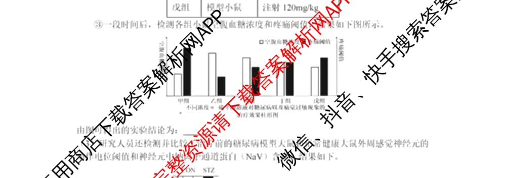 四川省成都七中2026届高三二诊模拟测试试卷及答案汇总: 含历史 数学 语文试卷解析生物试题