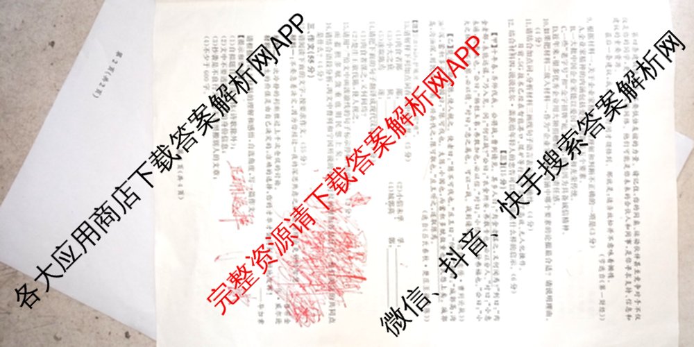 2024年安徽省中考信息押题卷(三)各科答案及试卷（含历史 数学 语文等7份）语文试题