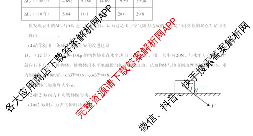 安徽合肥八中2025-2026学年第二学期高一年级期末检测试卷及答案汇总(已更新历史、生物、英语等9份)物理试题