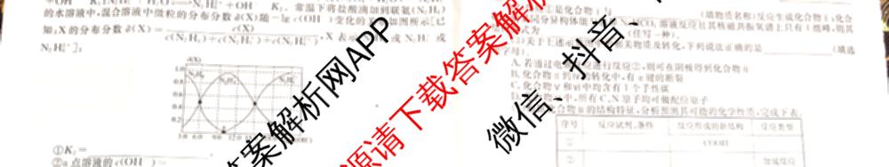衡水金卷广东省2025届高三年级9月份联考各科答案及试卷（含英语 物理 历史等）化学试题