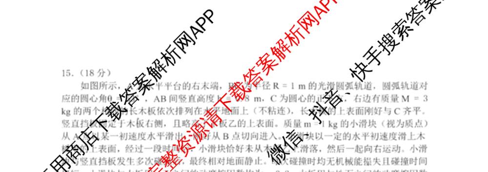 重庆市大足中学等名校联盟2026届高三下学期第一次联考(高2026届)各科答案及试卷（9科全）物理试题