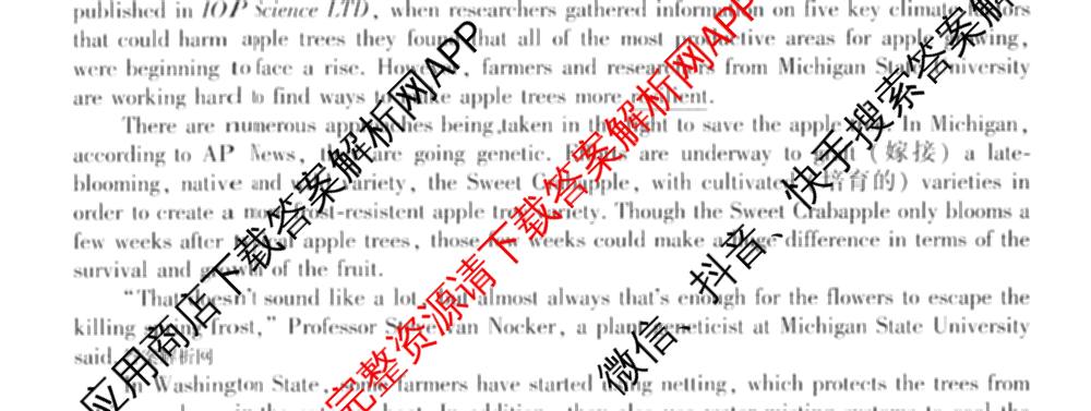 百师联盟2026届高三命题趋势预测(一)各科答案及试卷（含历史(百G)、物理(百F)、语文等）英语试题