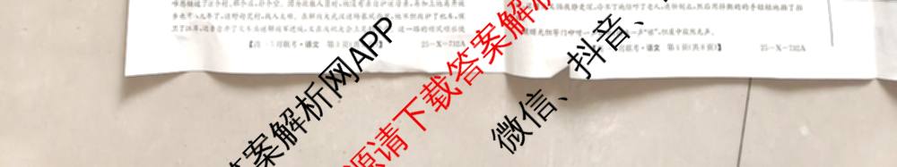 [安徽县中联盟]2024~2025学年度第二学期高一5月联考(25-X-732A)各科答案及试卷（含语文、地理(A卷)、生物(B)等）政治试题