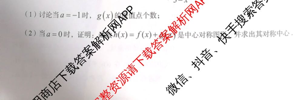 广西邕衡教育名校联盟2025届新高考秋季学期第一次适应性测试试卷及答案汇总（含化学 地理 英语等）数学试题