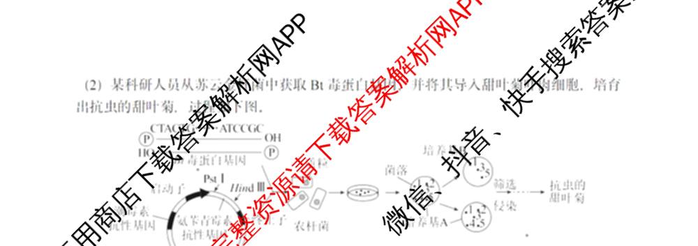杭州二中2025学年第一学期高三年级十月月考(已更新化学 物理 语文等9份)生物试题
