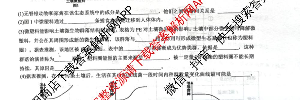 辽宁省实验中学2024-2025学年度下学期高三年级第五次模拟考试试卷及答案汇总（含化学、地理、物理等9份）生物试题