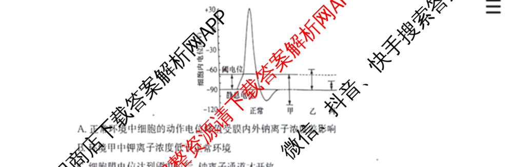 2024年高考真题(新高考)(已更新生物(山东卷) 数学(新课标II卷) 物理(河北卷)等108份)生物试题