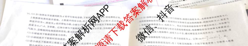 衡水真题密卷2025-2026学年度综合能力调研检测(五)5各科答案及试卷(已更新化学(2) 数学(A) 数学(B)等15份)物理试题