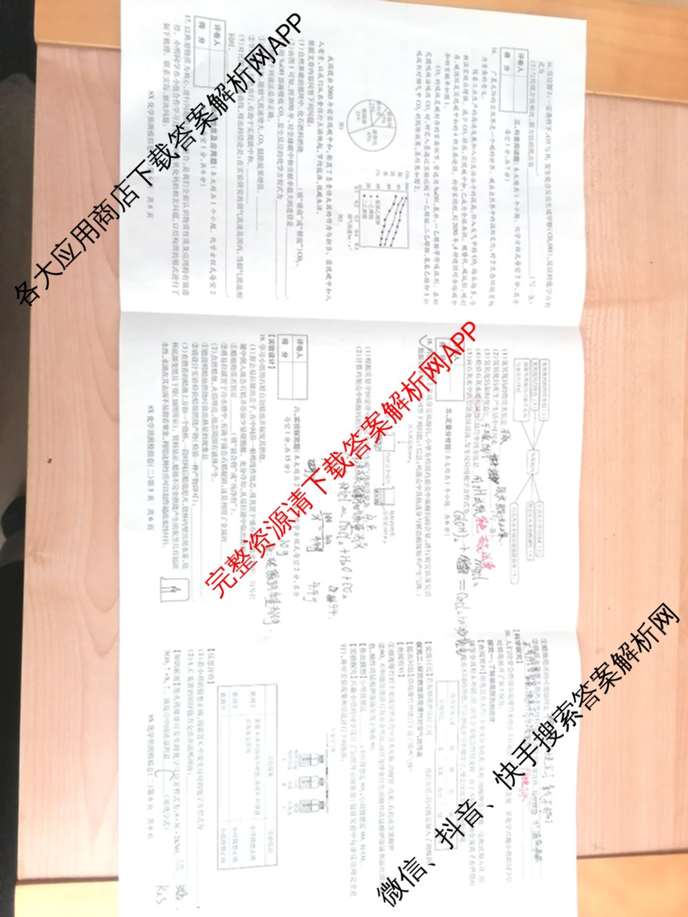 山西省2024年中考总复习预测模拟卷(二)各科答案及试卷（7科全）化学试题